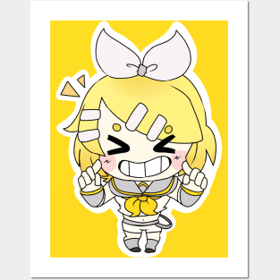 RIN KAGAMINE 'Smiling to the World!' Posters and Art